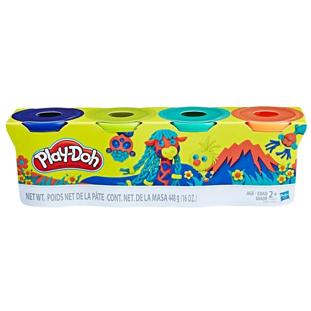 Hasbro Play-Doh Modeling Compound 4 Pack Colors