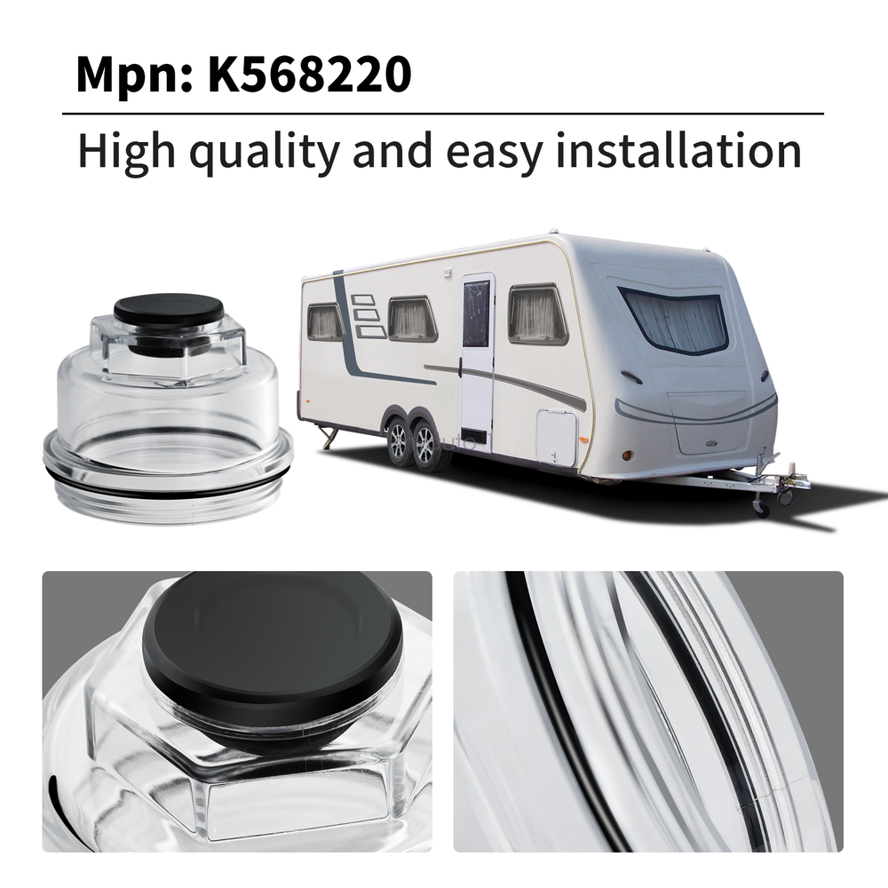 2 pieces K568220 3-3/4" Oil Cap Fits AL-KO/Hayes 10K- 16K Trailer Axles