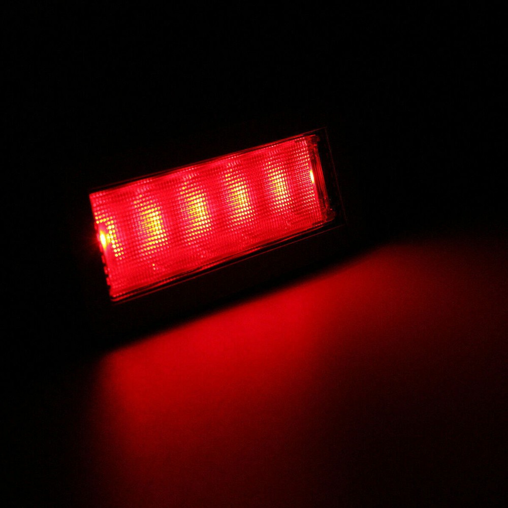 Universal Car 5LED Warning 12V Rear High Mount Third 3RD Brake Stop Tail Light