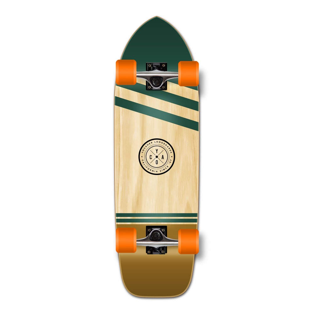 YOCAHER Longboard Complete - Earth Series - Wind