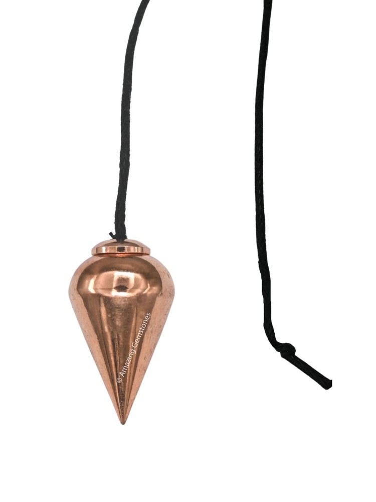 Copper Dome Cone Metal Pendulum for Divination