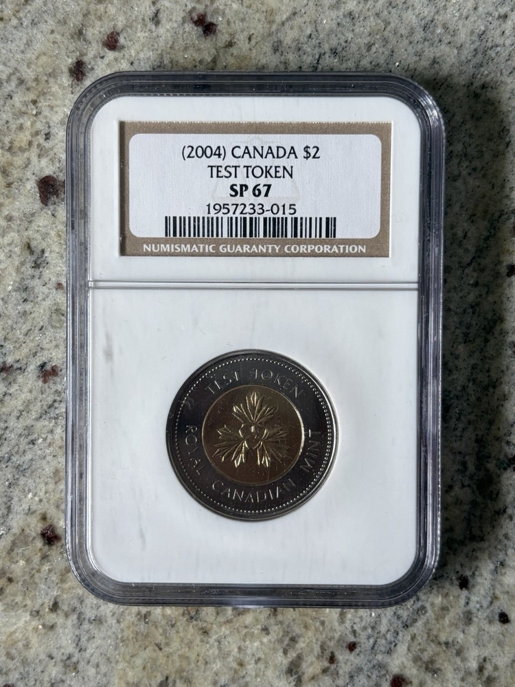 Canada 2004 $2 Test Token NGC SP 67
