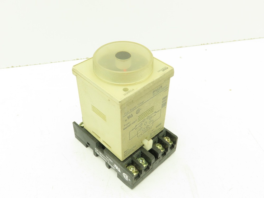 Fuji Electric MS4SF-CEIT Super Timer Module 6 Sec Time Delay Unit 24V Control