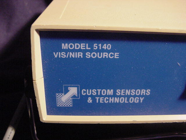 Make Offer CUSTOM SENSORS TECHNOLOGY Model 5140 VIS/NIR VIS NIR Light SOURCE