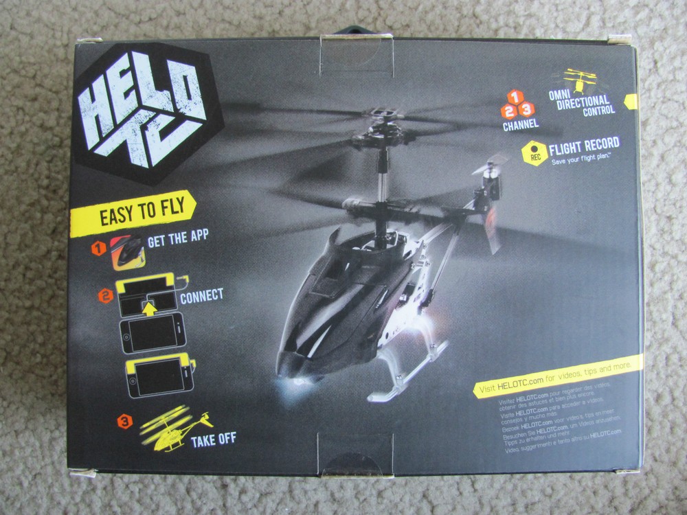 New HELO TC Touch Controlled Helicopter for iPhone, iPad, iPod touch or Android