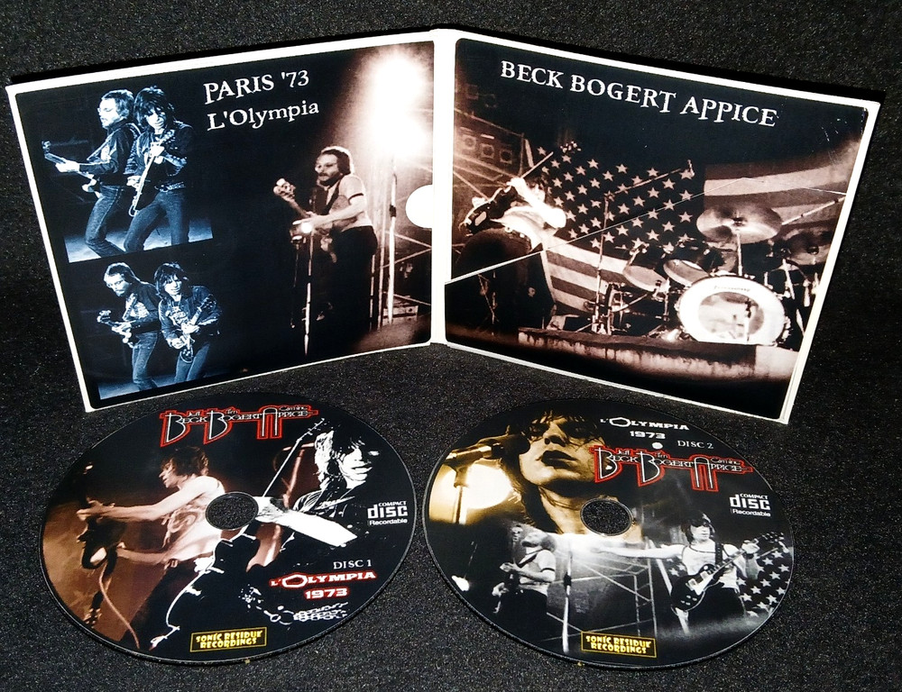 Beck Bogert Appice Paris 1973 Gate Fold 2CD Package NEW