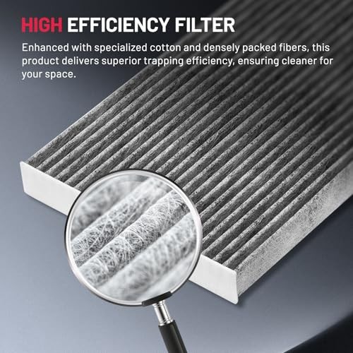Cabin Air Filter with Activated Carbon Compatible with Ford Explorer 2011