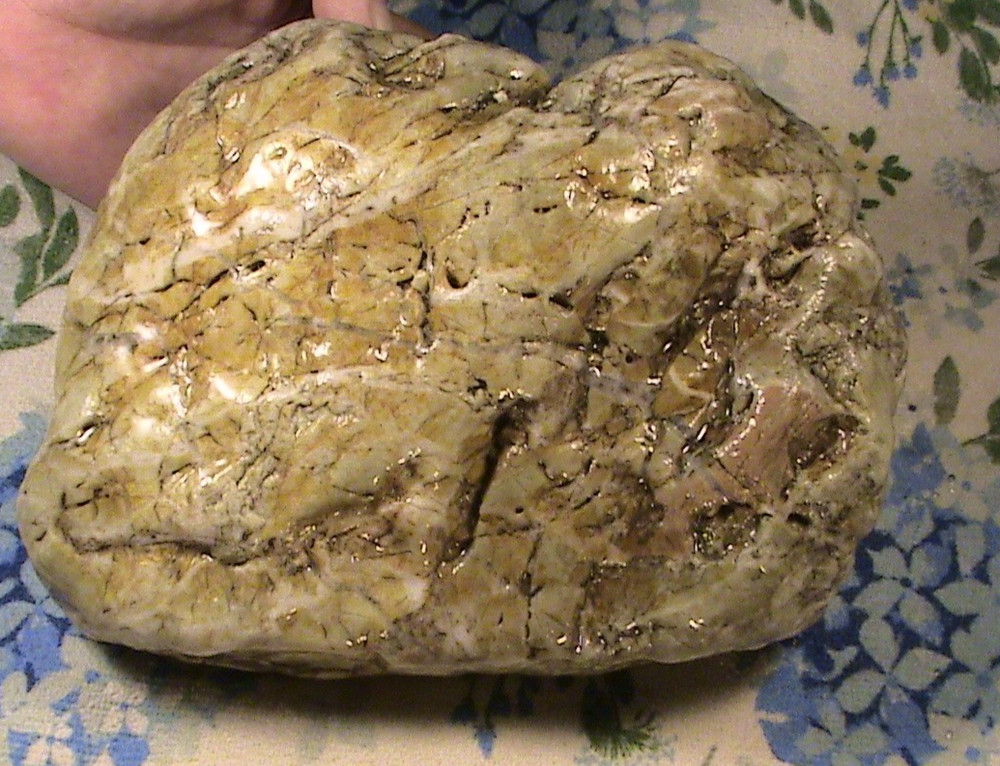 Solid Rough, Chalcedony Jasper Agate, Natural Lapidary Rock, 7 LBS, 14 OZ, #341