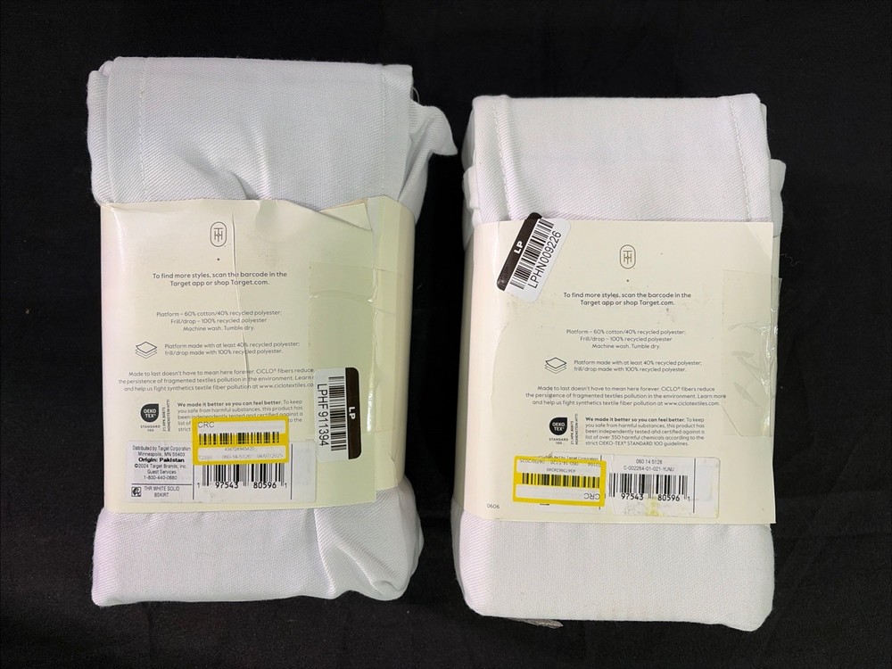 Box Spring Cover White Size FULL - Threshold (Qty 2)