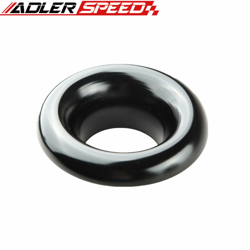 5" INCH UNIVERSAL VELOCITY STACK FOR COLD/RAM ENGINE AIR INTAKE/TURBO HORN BLACK