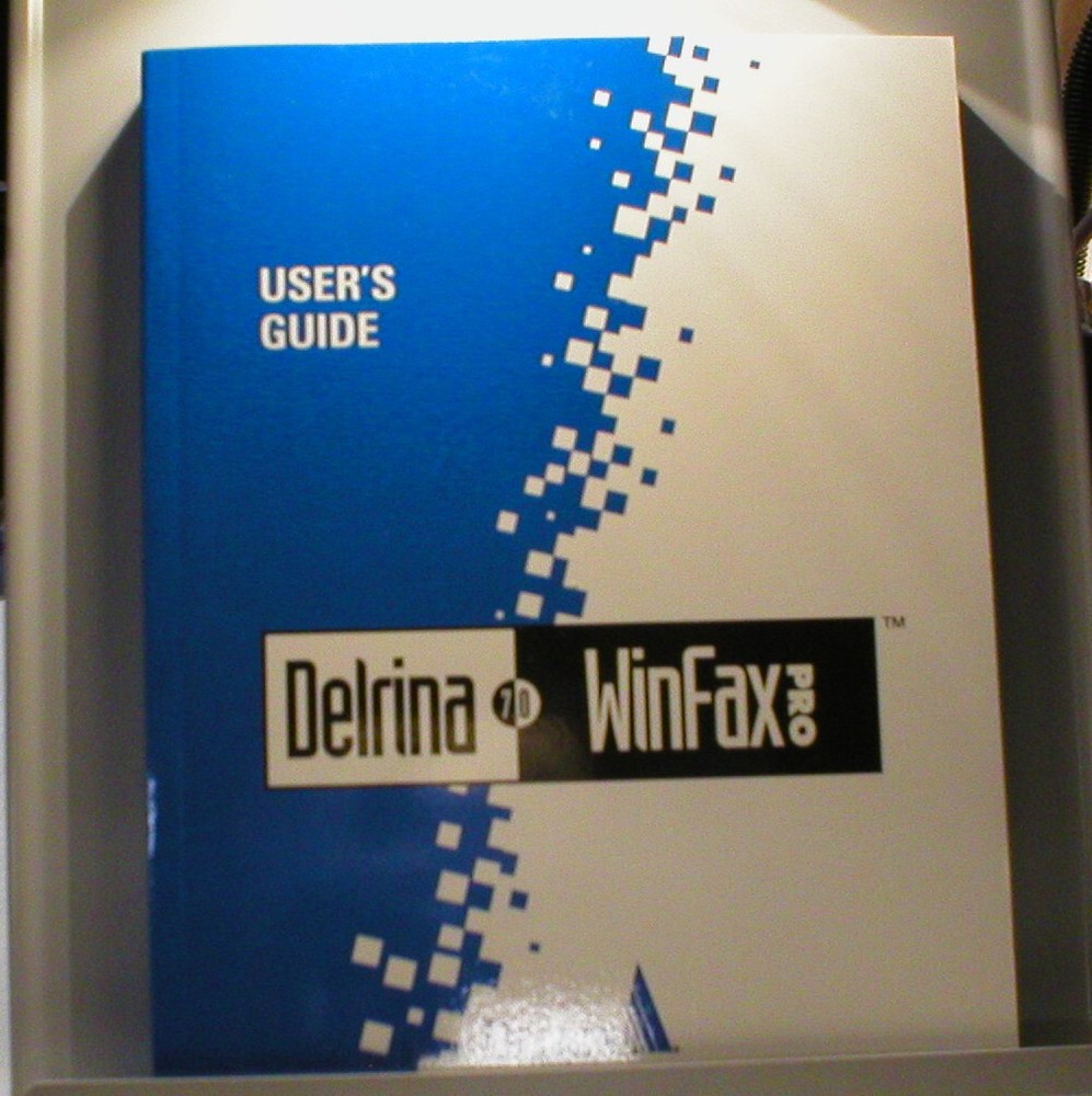 Vintage Delrina WinFax Pro Version 7.0 CD-ROM + Getting Started & User's Guides