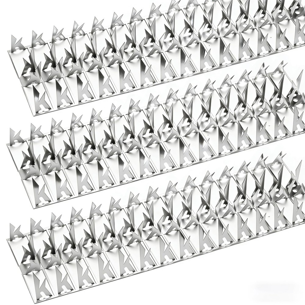 Puthpy 5 Pack Stainless Steel Squirrel Spikes for Bird Feeder, 5 FT Squirrel ...