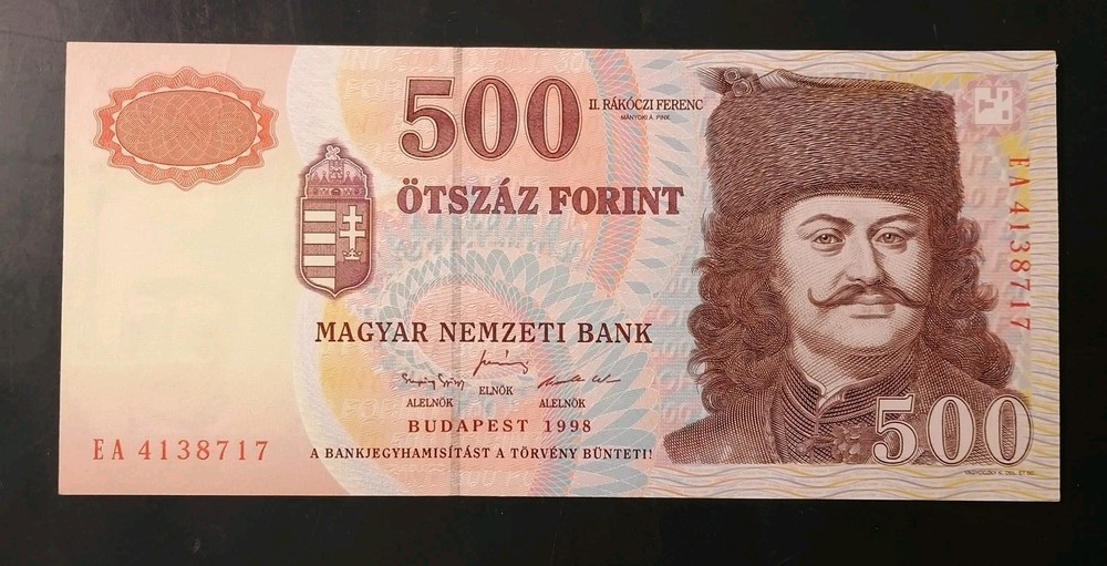 Hungary 500 Forint 1998 Banknote