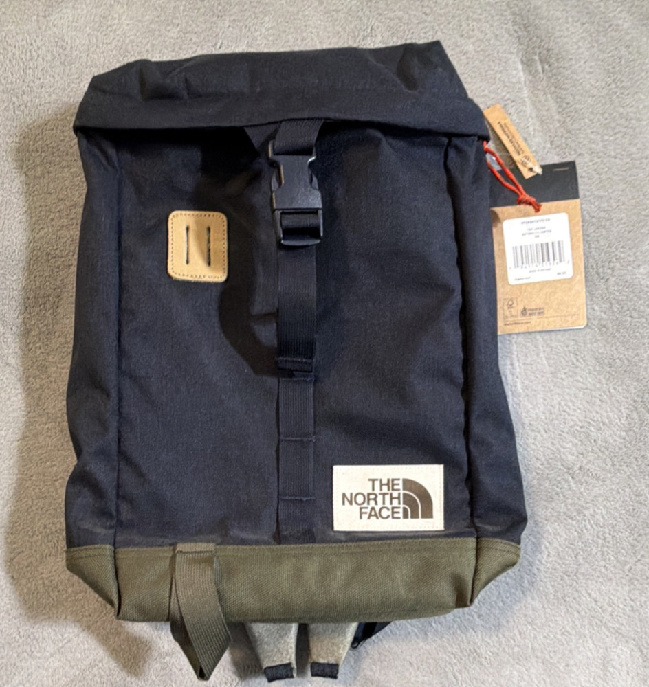 The North Face Top Loader Daypack Blue/Green - NWT