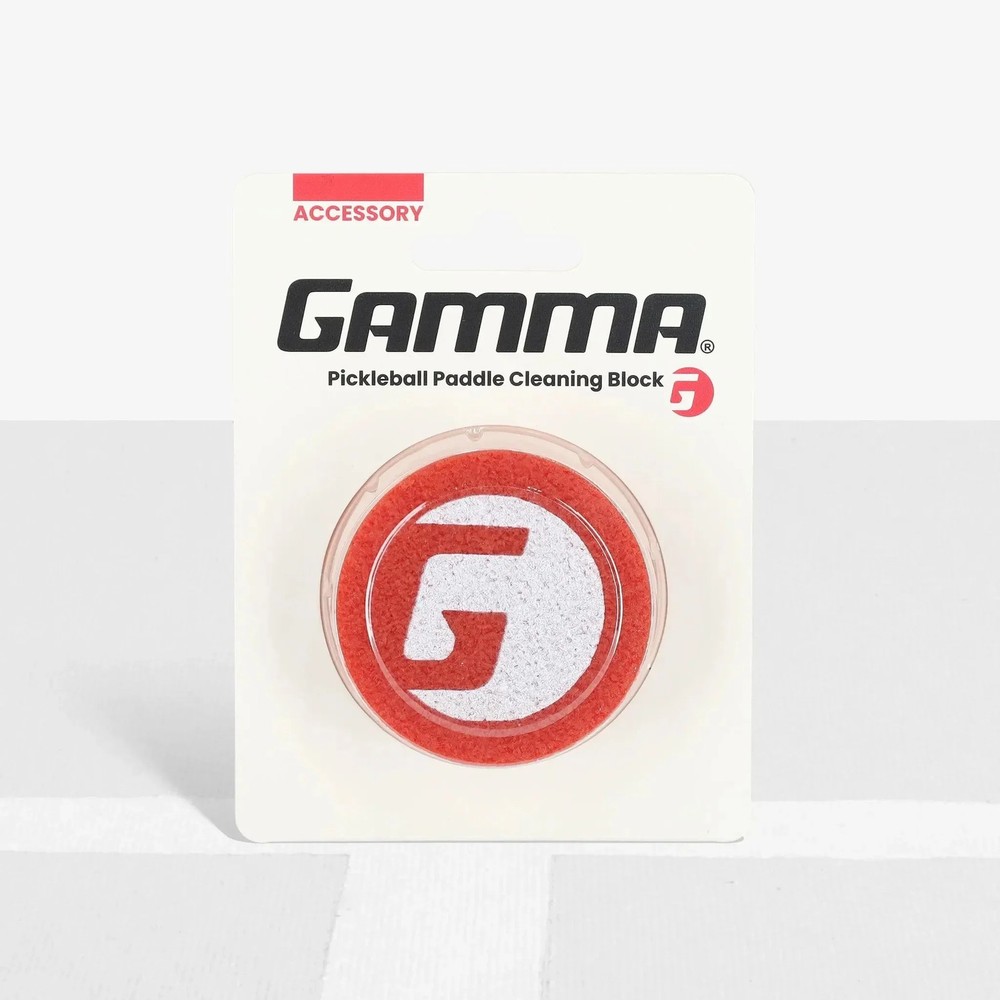 Gamma Pickleball Paddle Cleaning Block Red, Clean Surface
