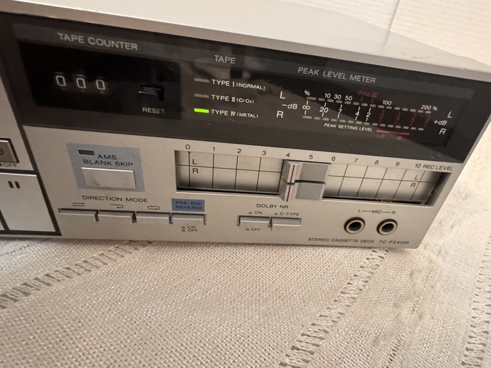 Sony TC-FX410R Stereo Cassette Deck