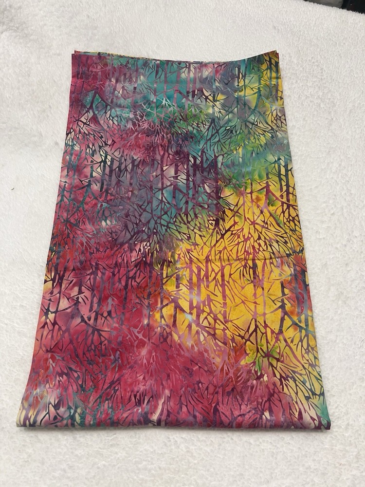 Hand Dyed Batik Fabric 🌸 1 Yard