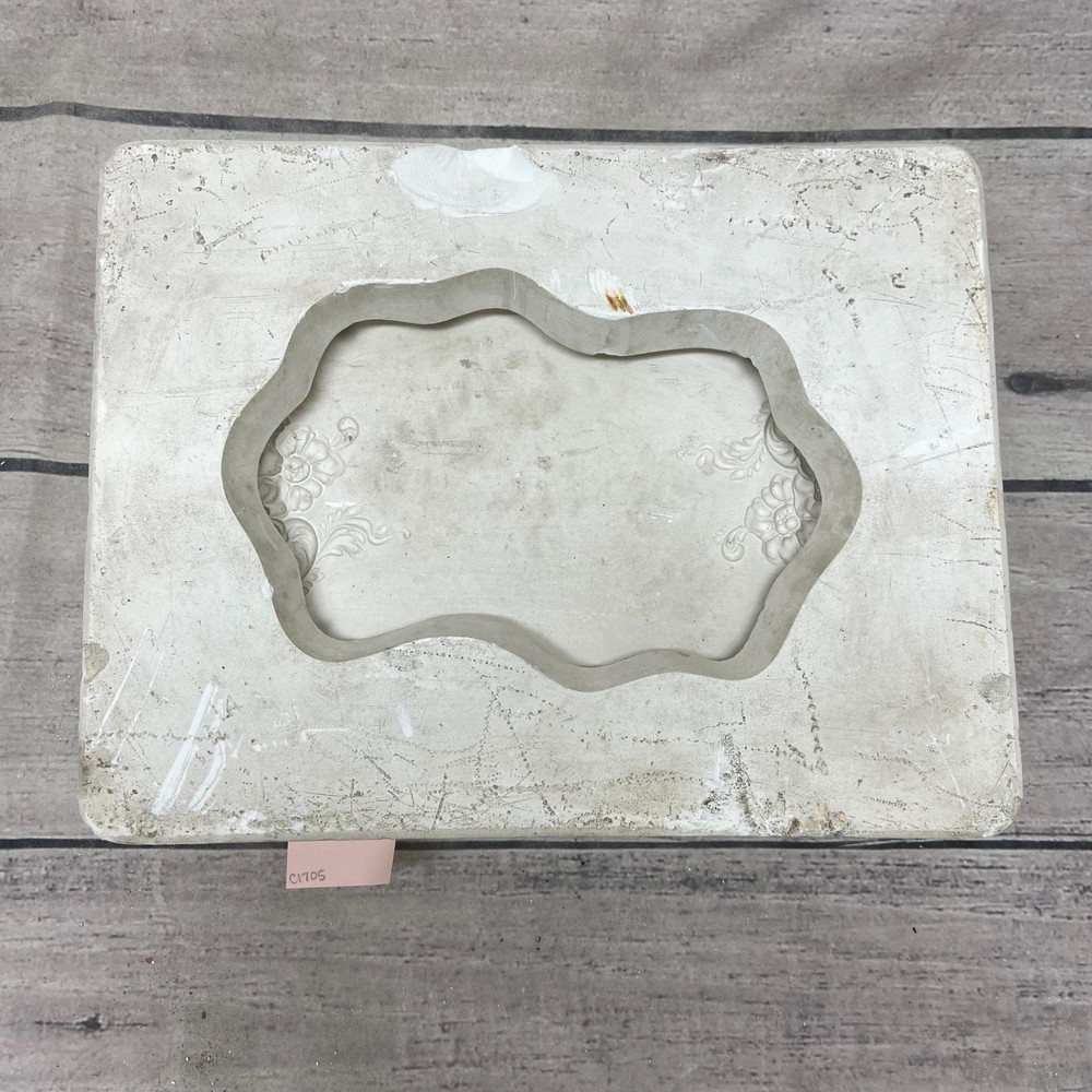 Bell Ceramic Casting Mold Ornate Picture Frame #551