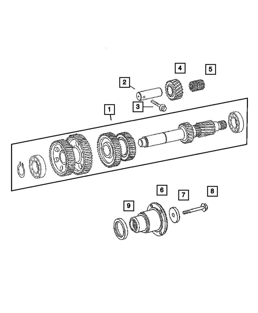 Genuine Mopar Output Shaft Seal 5142724AA