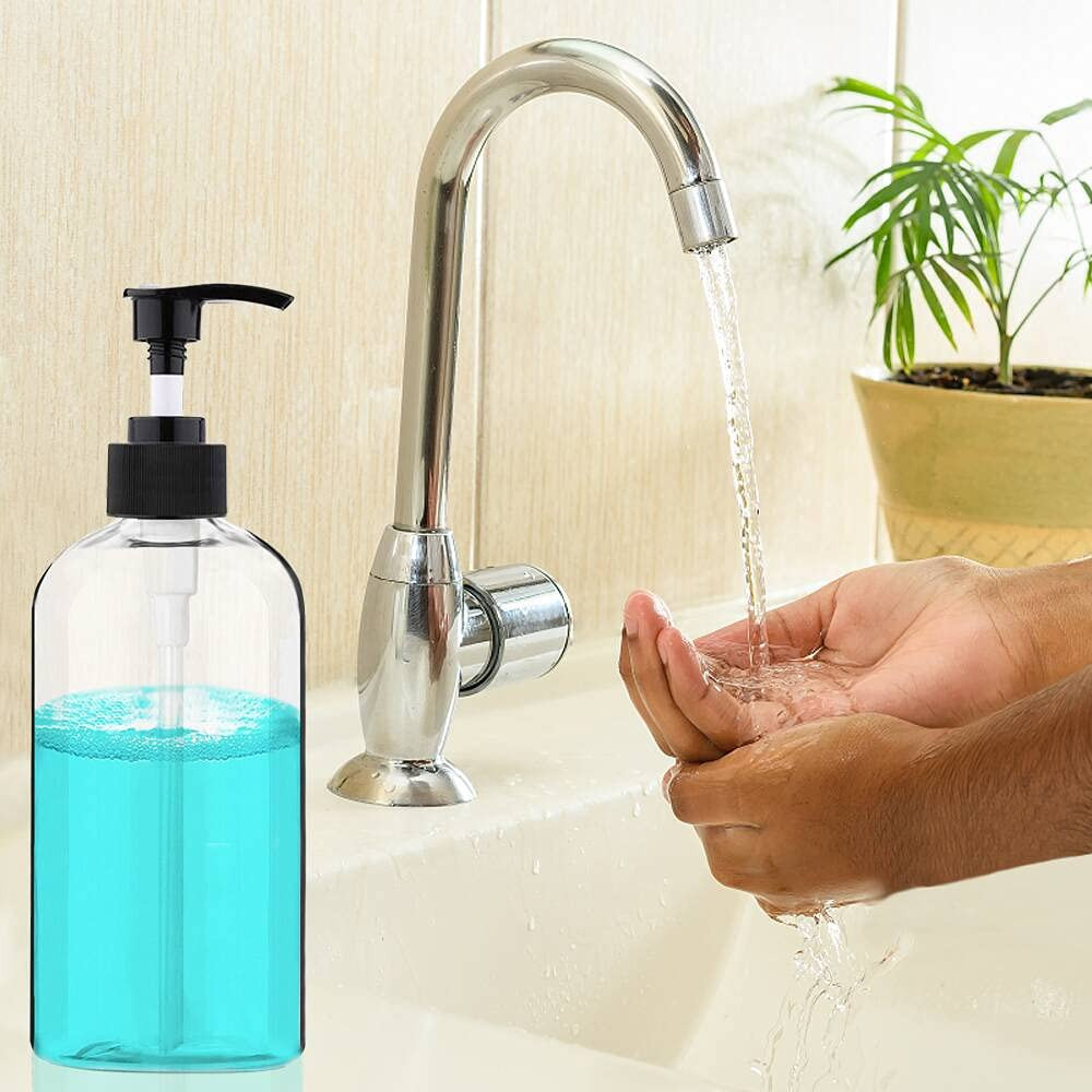 Empty Plastic Pump Bottles Dispenser 2 Pack 32Oz/ 1 Liter Portable Clear