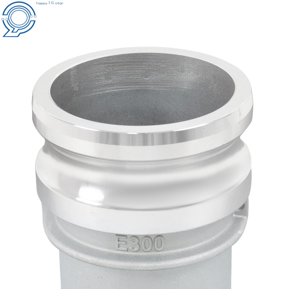 2 Pcs 3" Aluminum Camlock Type E Adapter Universal Hose Connection Kit