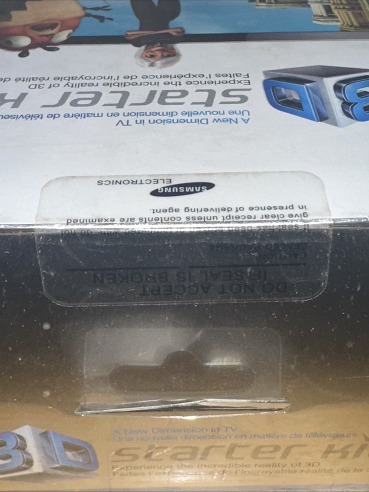 Samsung 3D Starter Kit Active Glasses & Monsters VS Aliens 3D Blu-Ray NEW