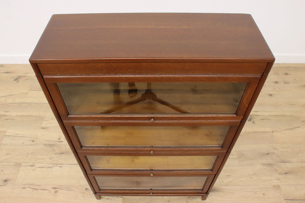Gunn Antique 4 Stack Oak Lawyer Bookcase #50808