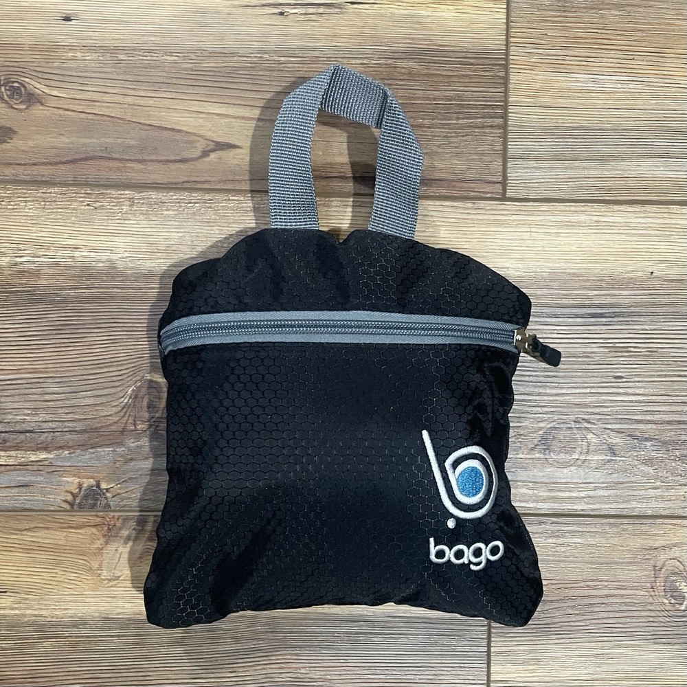 Bago Lightweight Packable Travel Backpack Gray Mesh Side Pockets Small Kids