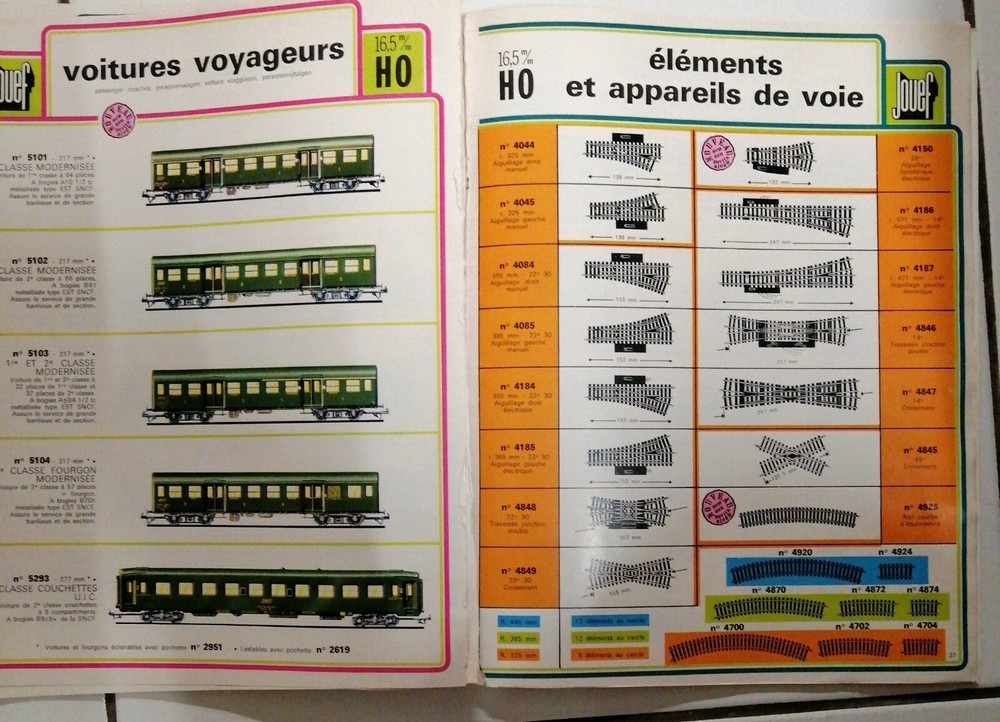1974 Jouef HO Catalog