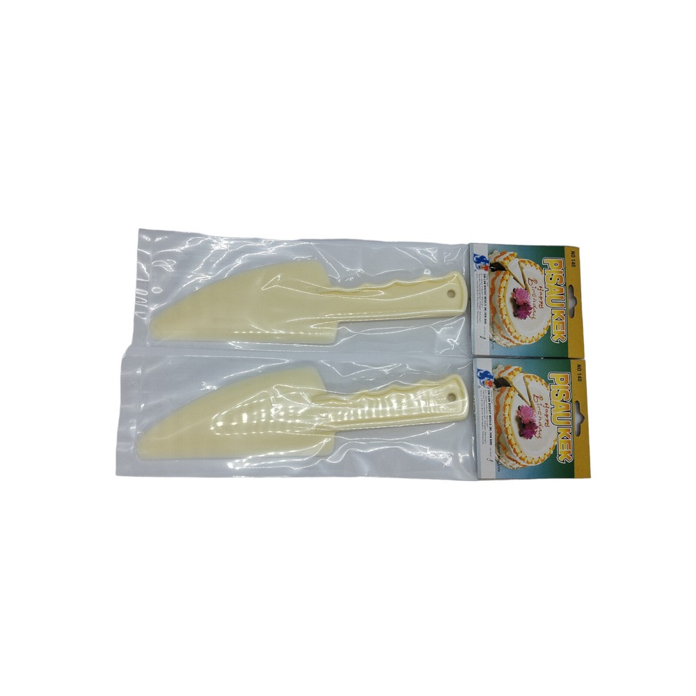 2 Pcs Plastic Kitchen knife Chef Cake