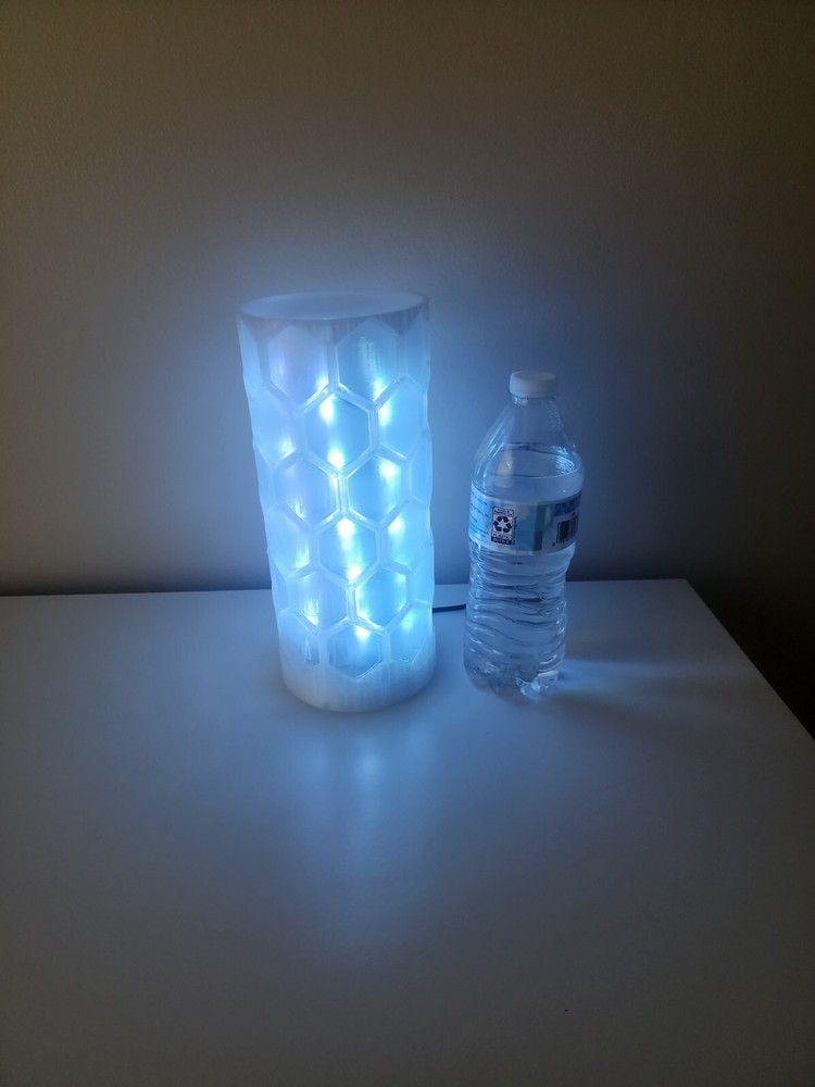Hex Multi-Color LED Lamp with remote