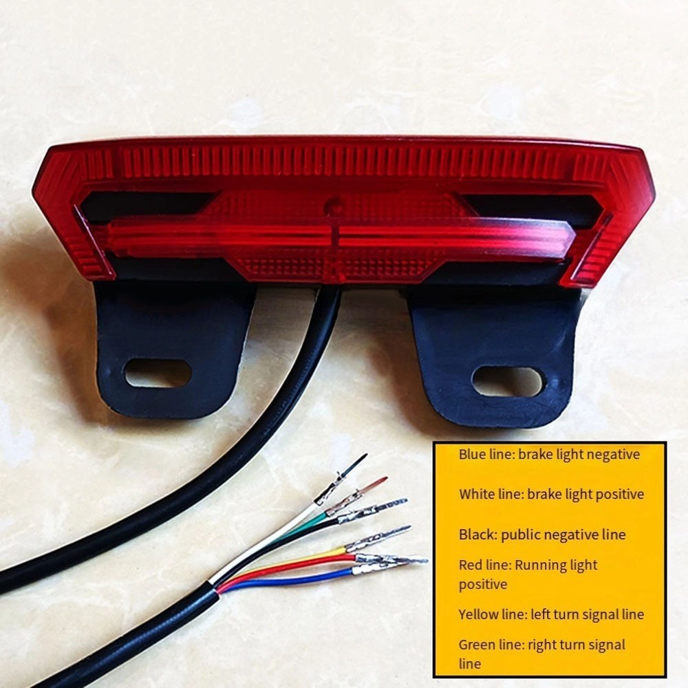 Functional Electric Scooter Taillight for Safety and Brake Functionality