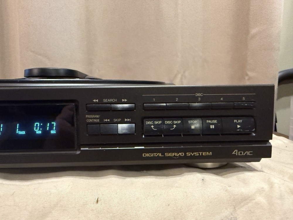 💙Technics SL-PC505 Audio 5 CD Carousel Compact Disc Player~Full Tested