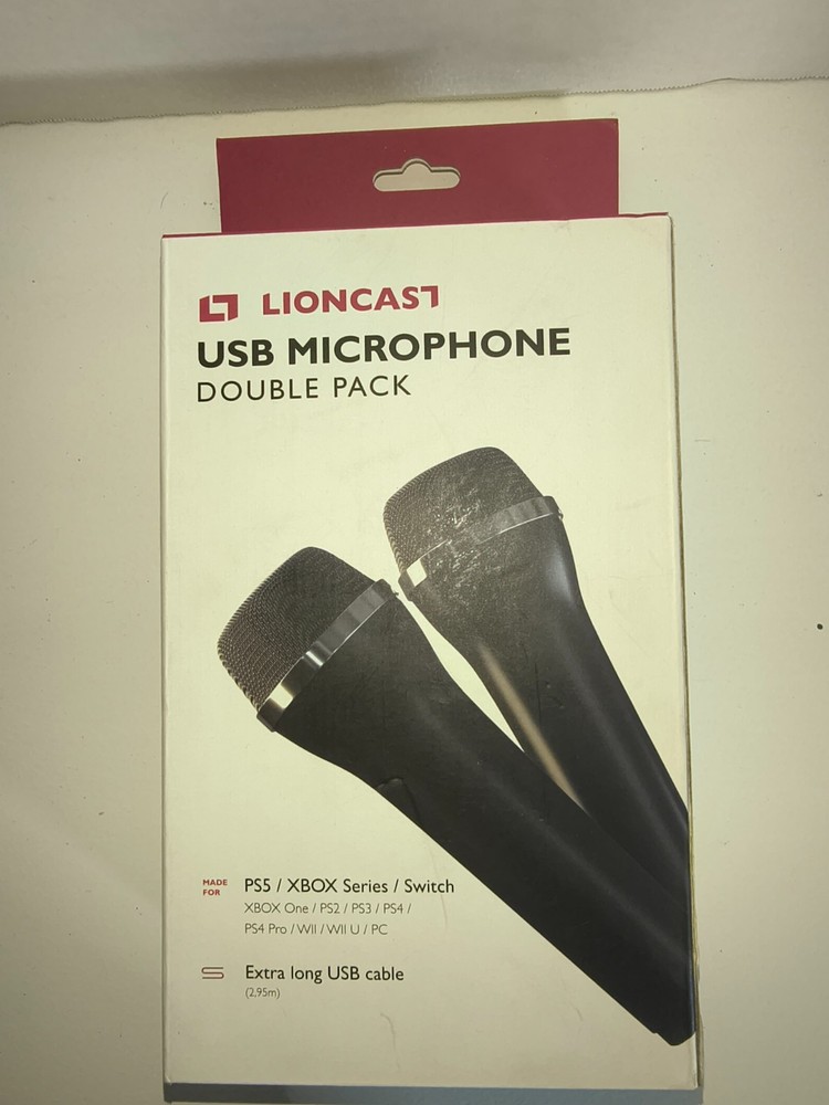 Lionacast USB Microphone Double Pack