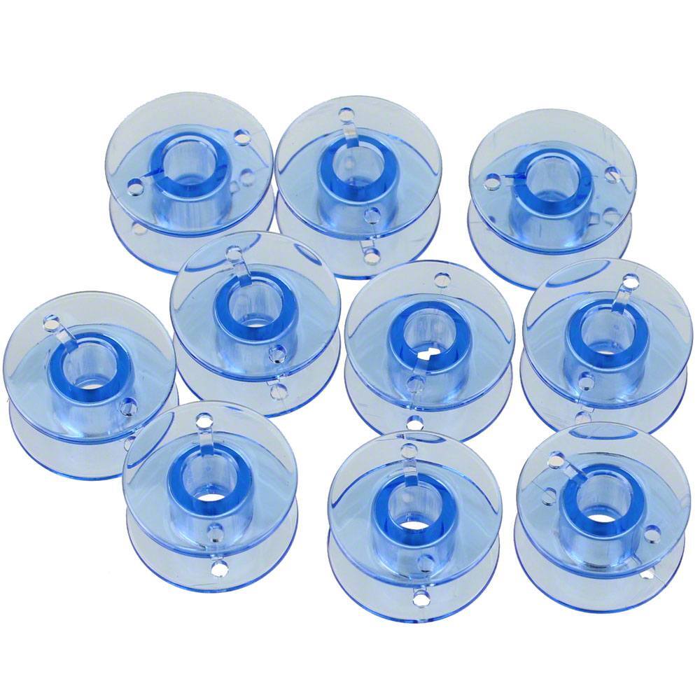 Bobbins (10pk), Class 15 - Plastic, Clear