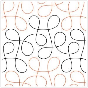 Quilting Pantographs Pattern Roll - for Longarm Quilting Machines - Easy Loop...