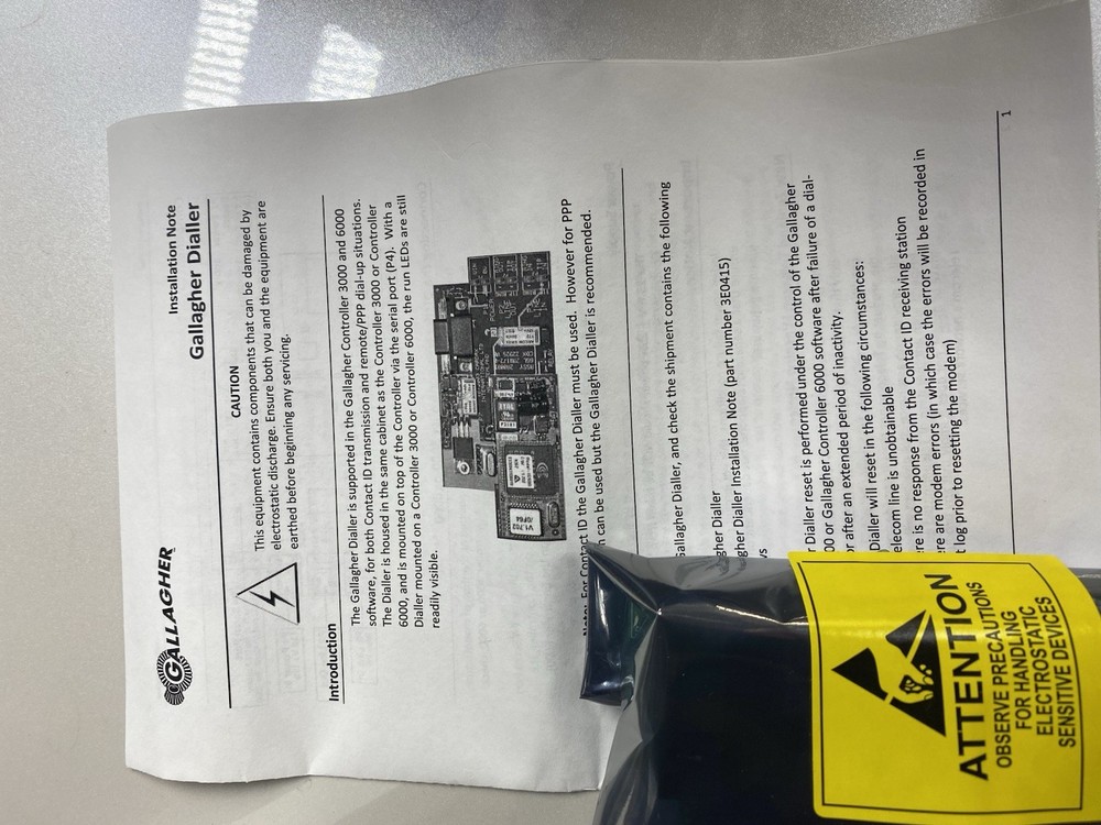 Gallagher C200620FT Dialer 3000