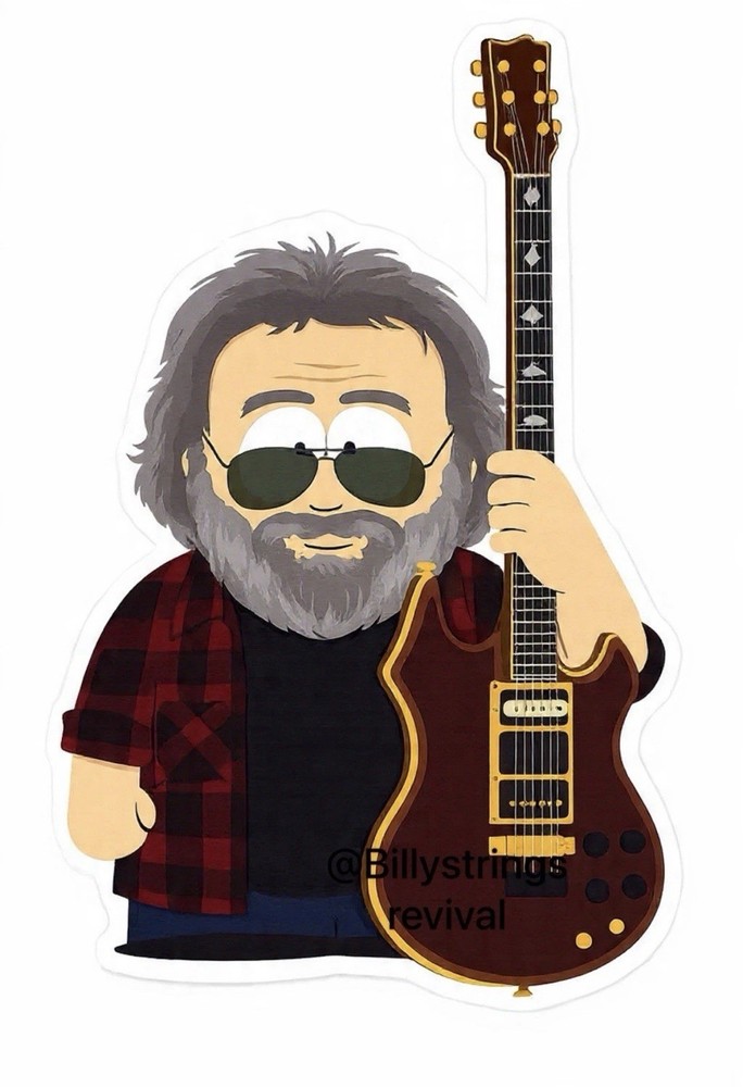 ⚡️Jerry Garcia “6 Pack” Stickers 🌹