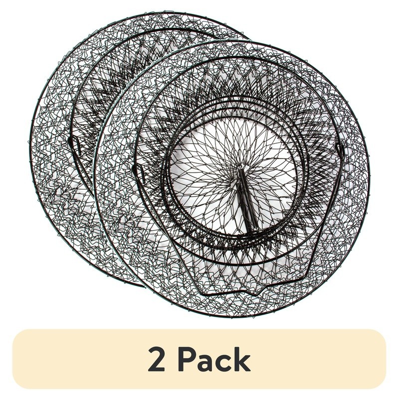 13" Collapsible Fish Basket 2 Pack