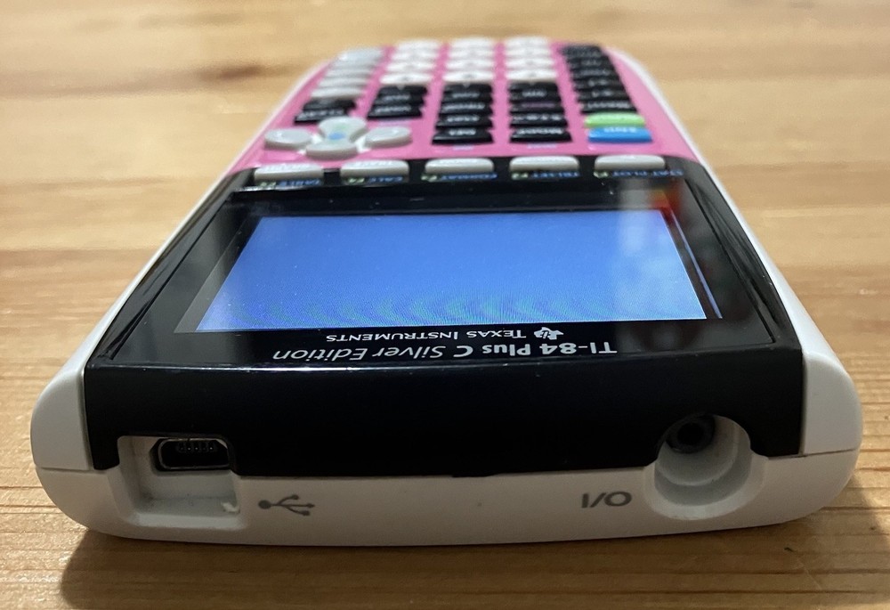 Texas Instruments TI84 Plus C Silver Edition Graphing Calculator Pink Pre-Owned