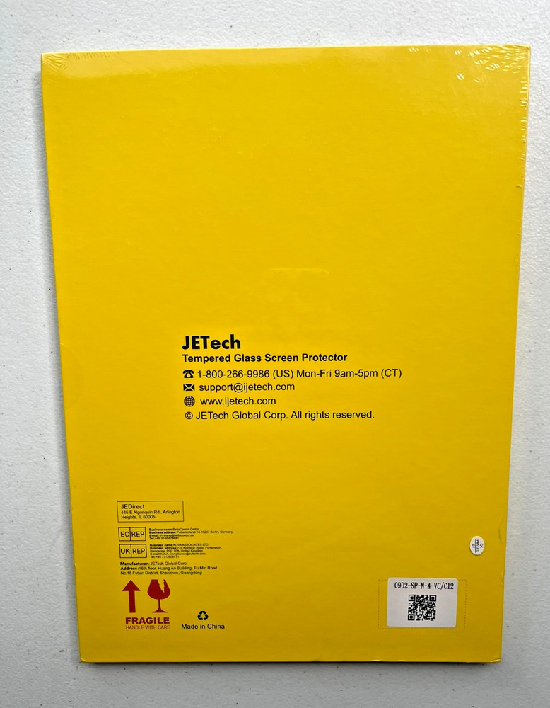 JETech Tempered Glass Screen Protector for Ipad Pro 12.9 - NEW Sealed