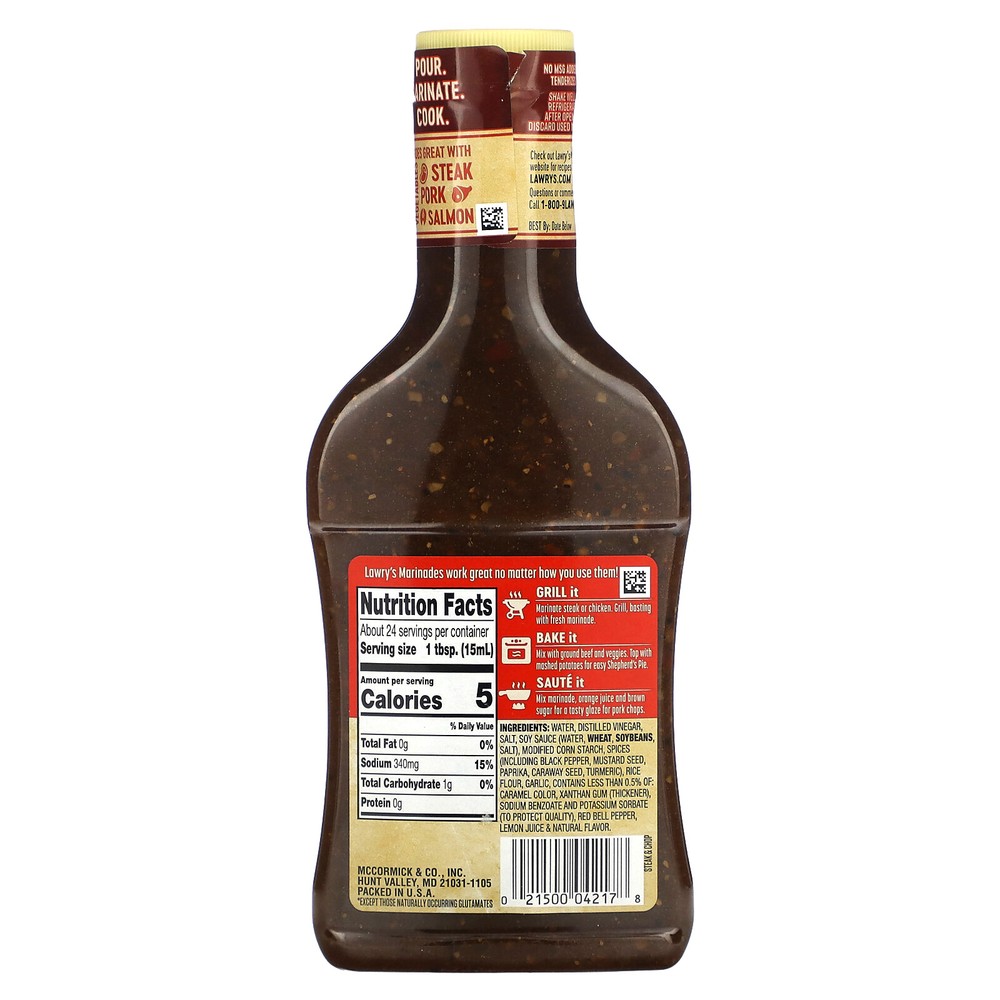 Marinade, Steak & Chop , 12 fl oz (354 ml)