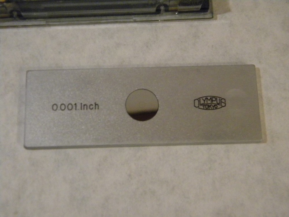 Olympus Stage Micrometer with Case