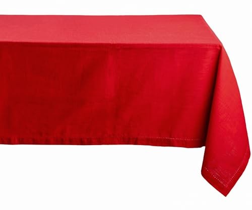 Easter Tablecloths Rectangular 63x88 – 100% Cotton 88" x 63" (Rectangular) Red
