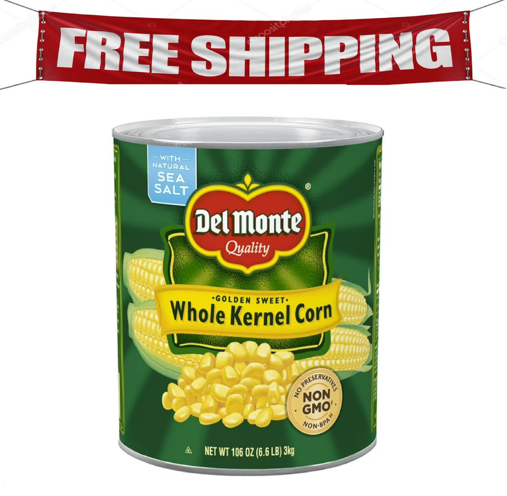 Del Monte Whole Kernel Corn, 106 oz.