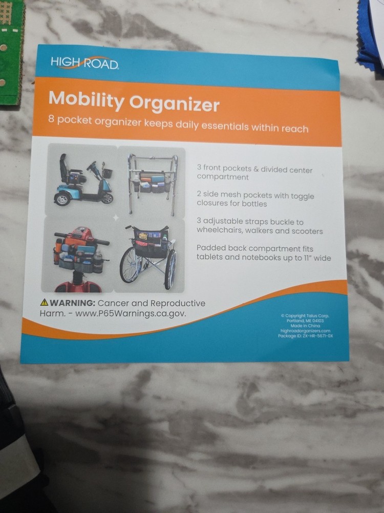 High Road Mobility Organizer