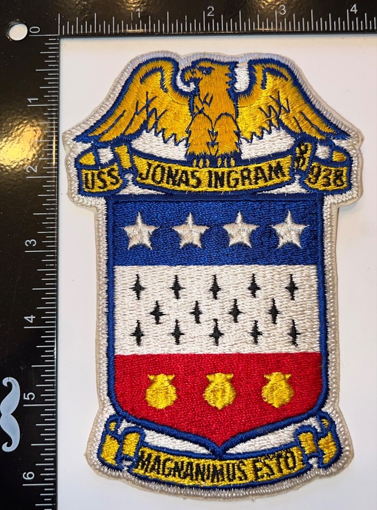 Cold War USN US Navy USS Jonas Ingram DD-938 Patch