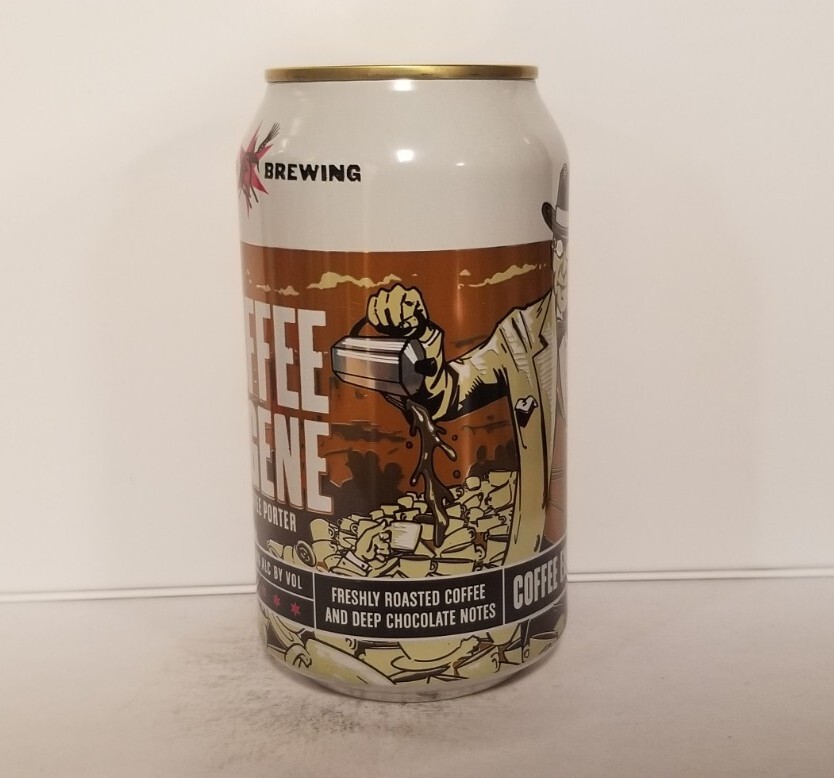 Revolution Brewing Coffee Eugene Coffee Porter Bottom opened