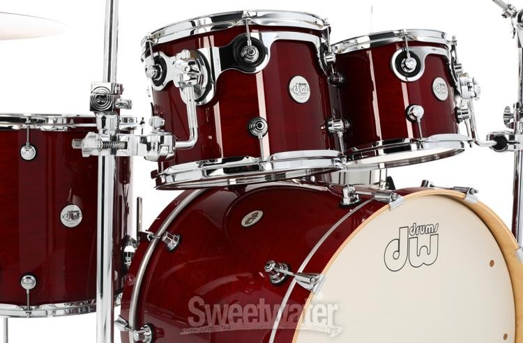 DW Design Series 4-piece Shell Pack - Cherry Stain