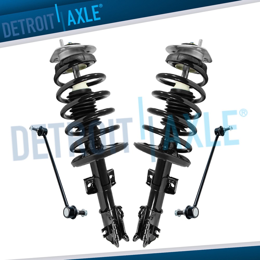 Front Struts w/ Coil Spring Assembly Sway Bars Kit for 2003 - 2014 Volvo XC90